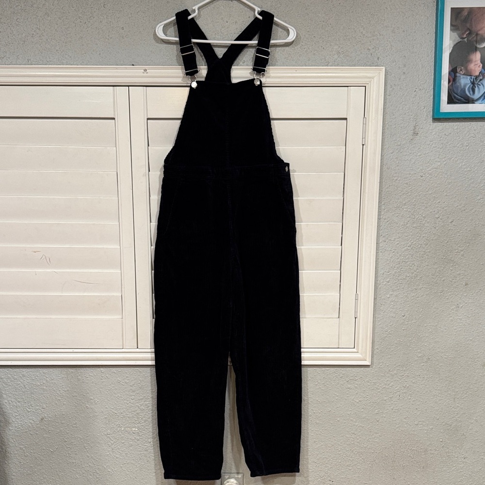 Weekday Black Corduroy Jumpsuit
